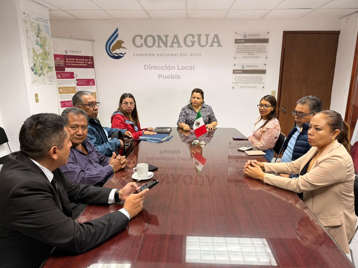 Leonela Martínez gestiona proyectos clave para Tehuacán ante Conagua