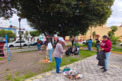DIF y SEDIF realizan jornada de limpieza en San Pedro Cholula