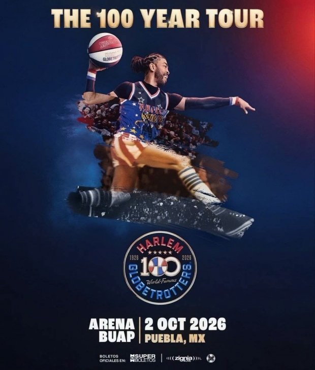 Harlem Globetrotters celebran 100 años con show en la BUAP