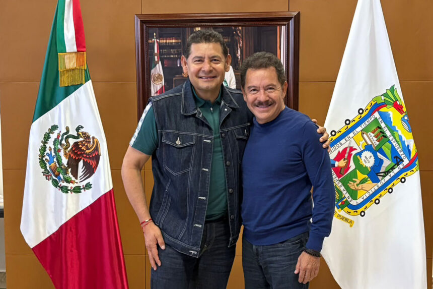 Armenta e Ignacio Mier refuerzan alianza rumbo a elecciones Puebla
