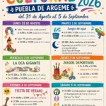 Semana Cultural 2026 en Puebla de Argeme: programación y fechas