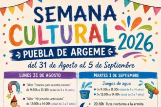 Semana Cultural 2026 en Puebla de Argeme: programación y fechas