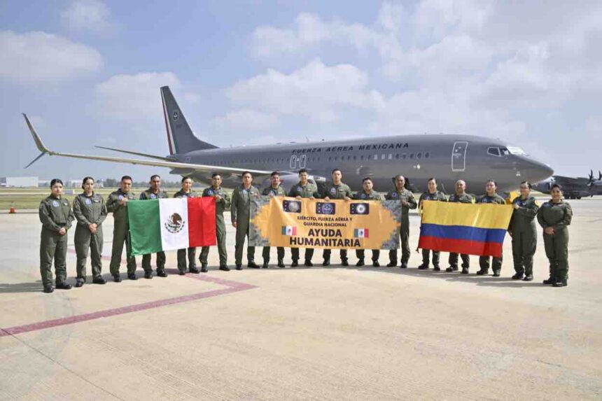 México envía 58.5 toneladas de ayuda a Colombia tras sismo