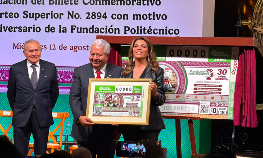 Lotería Nacional sortea 17 millones en honor a Fundación Politécnico