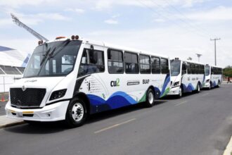 BUAP incorpora 31 autobuses, incluido el primero eléctrico, en CU2
