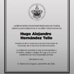 Fallece Hugo Alejandro, académico destacado de la BUAP