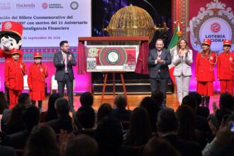 Lotería Nacional lanza billete por 22 años de la UIF contra lavado