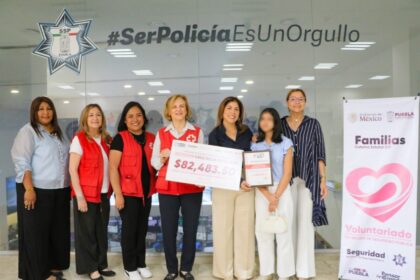 SSP Puebla dona a Cruz Roja Mexicana para fortalecer auxilio local