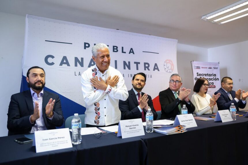 Puebla: 14 tecnológicos y Canacintra firman alianza educativa