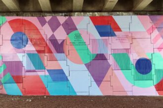 BUAP impulsa mural para seguridad vial y arte urbano en Puebla