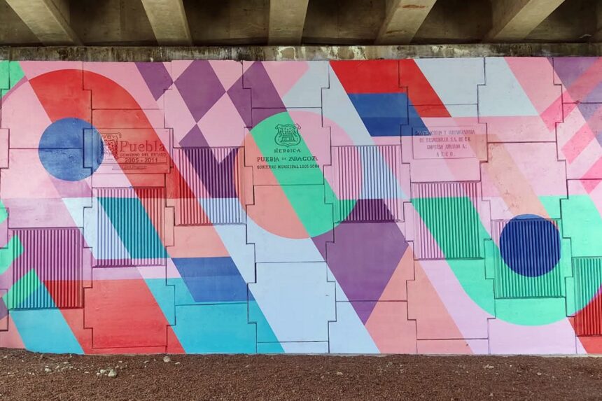 BUAP impulsa mural para seguridad vial y arte urbano en Puebla