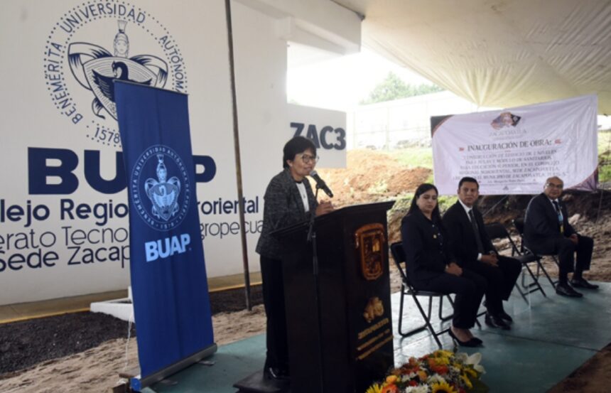 BUAP inaugura edificio en Bachillerato Agropecuario Zacapoaxtla
