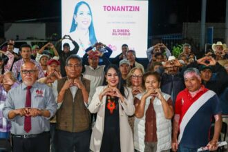 Tonantzin Fernández rinde Segundo Informe en San Pedro Cholula