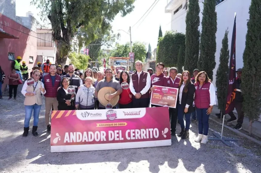 Pepe Chedraui inicia pavimentación en Guadalupe Hidalgo, Puebla