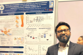 Alumno de la BUAP gana premio nacional en cartel sobre diabetes