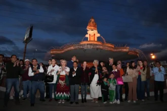 Restauran y conservan la Fuente de la China Poblana en Puebla