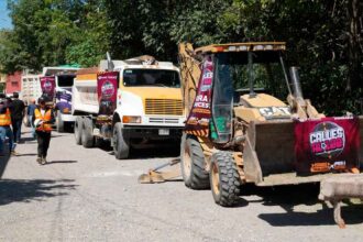 Puebla rehabilita vialidad en Guadalupe Hidalgo con rampas y luz